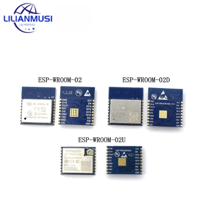 10pcs Espressif’s official ESP8266 serial port WiFi ESP-WROOM-02 WROOM-02D WROOM-02U 2/4M 16/32mbit