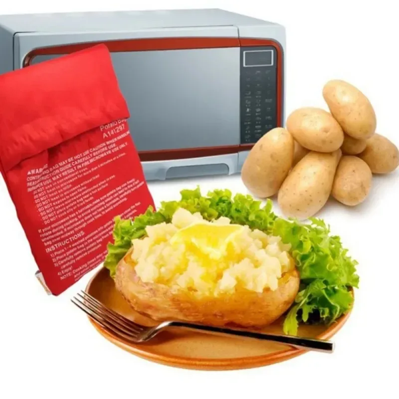 Microwave Potato Bag Reusable Sweet Potato Cooker Baking Cor