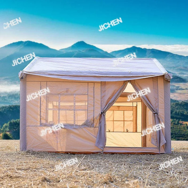 

HS надувной навес для палатки, интегрированный открытый, бесплатная конструкция, портативный складной, непромокаемый, утолщенный, для кемпинга, оборудование для кемпинга