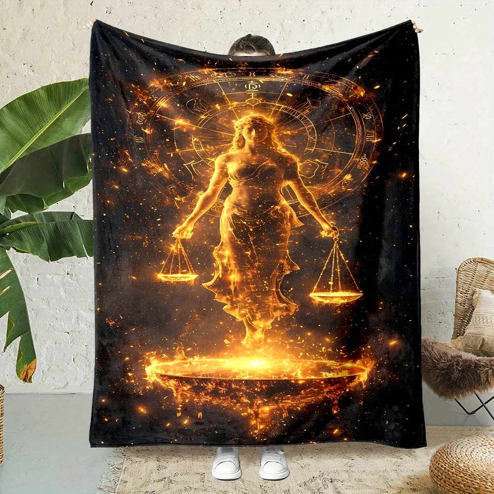 

Двенадцать дворцовых ручных ангелов с чешуей, золотой узор созвездия, четыре сезона, трехмерный принт, универсальный обеденный перерыв