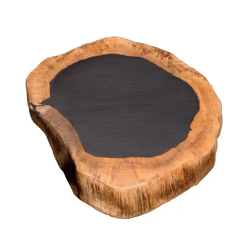 

1pcs Wood Coasters Table Cup Mat Kitchen Mat Pad For Bar Cocktail Length 9 -10cm & Height 3cm Noble Ebony Wood Slices Barware
