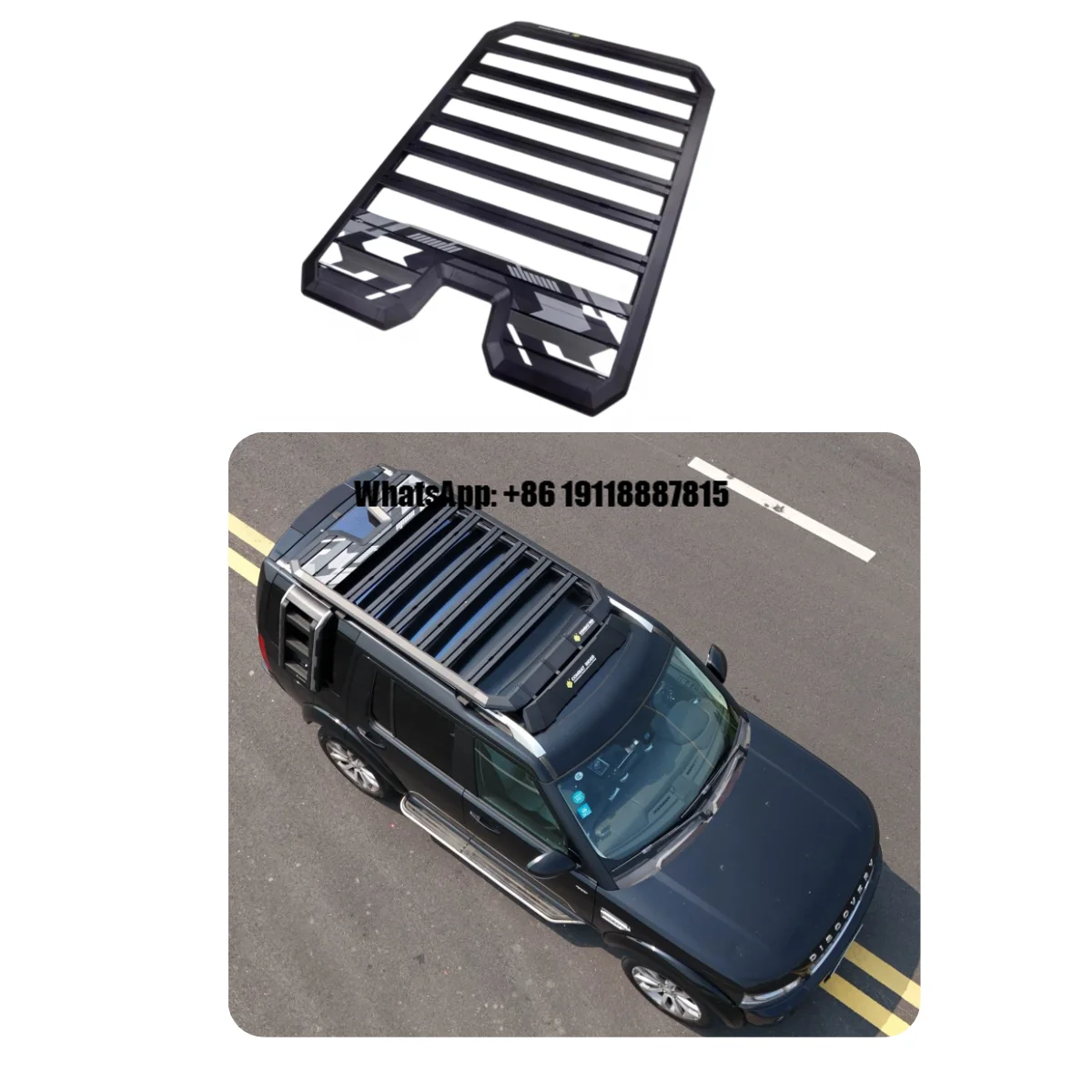 

Off-road 4x4 Auto Part Aluminum Alloy Car Roof Racks for Land Rover Discovery 3 4 5 Car Roof Luggage Rack Exterior Accessories
