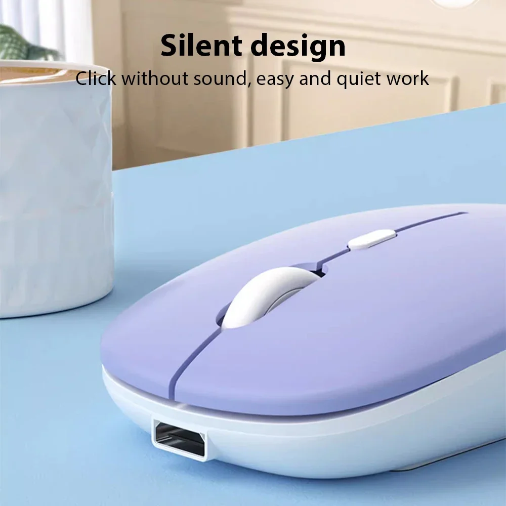 Wireless Mouse For Apple Xiaomi Samsung Lenovo Tablet Laptop Bluetooth Mouse For Ipad PC Notebook Computer USB Game Silent Mouse