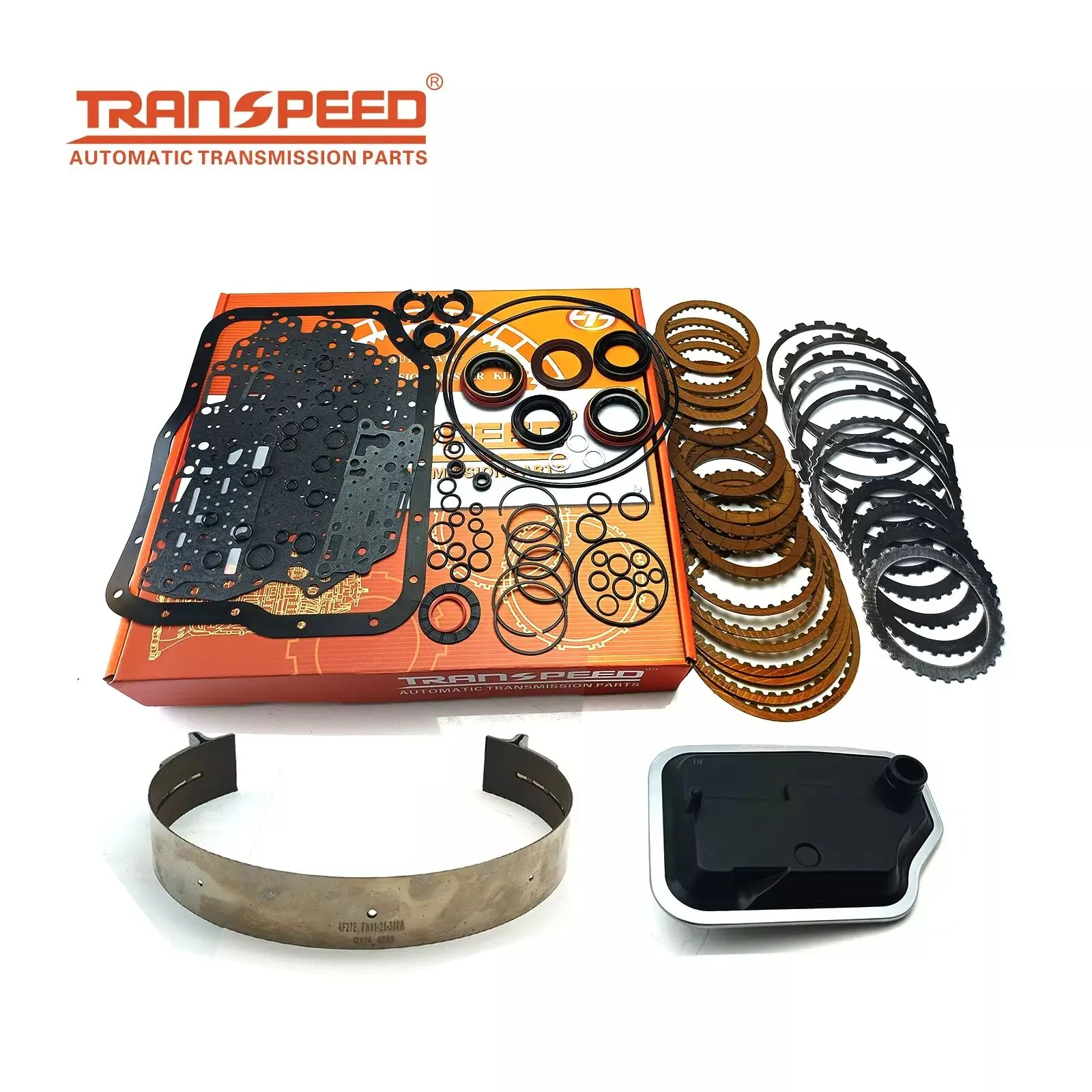 TRANSPEED FN4A-EL 4F27E Auto Transmissiom Rebuild Master Oil Filter Brake Band Kit For Mazda Protege Focus Car Accessories