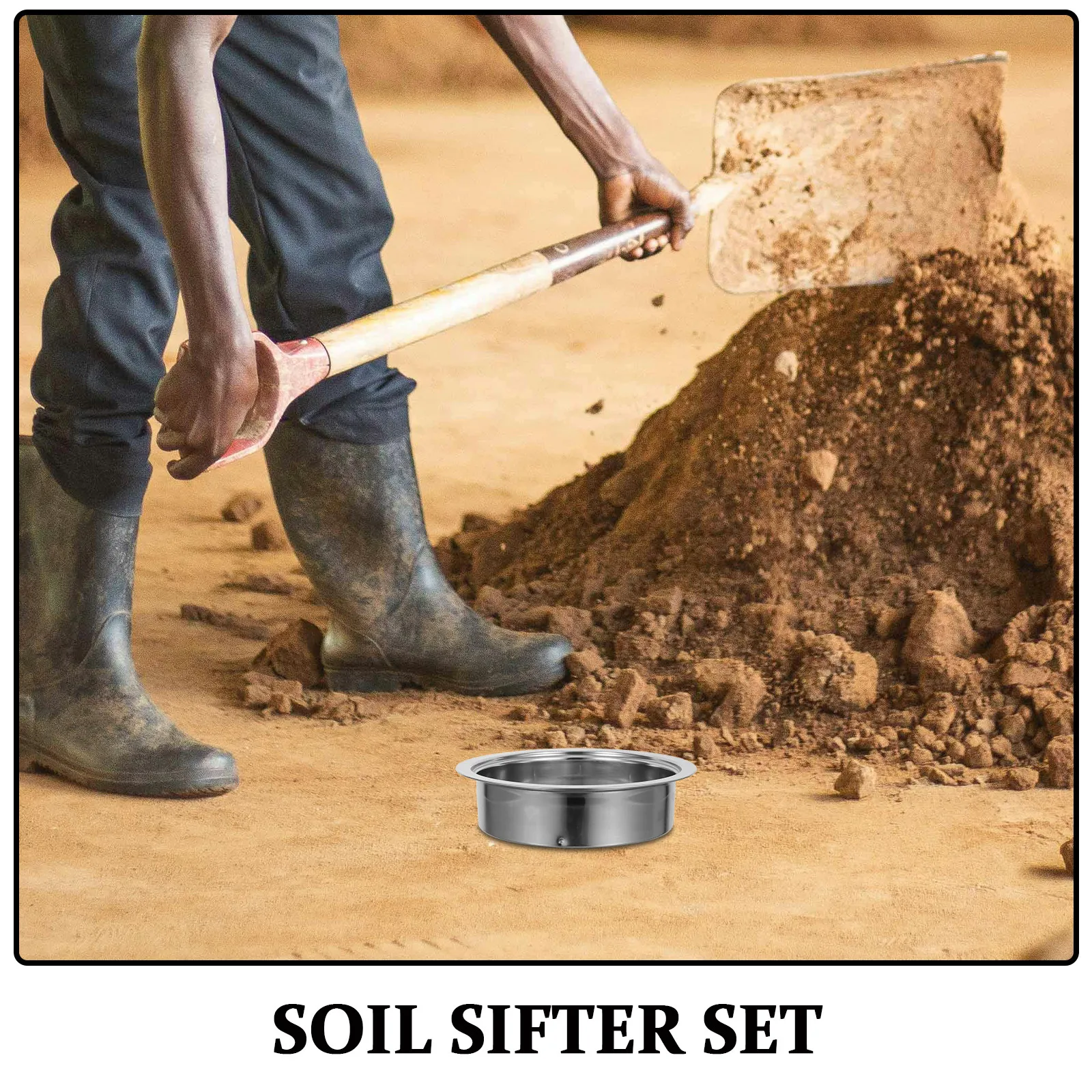 1Set Soil Sieve Garden Sifter - đánh giá và giá Garden Sieve Soil