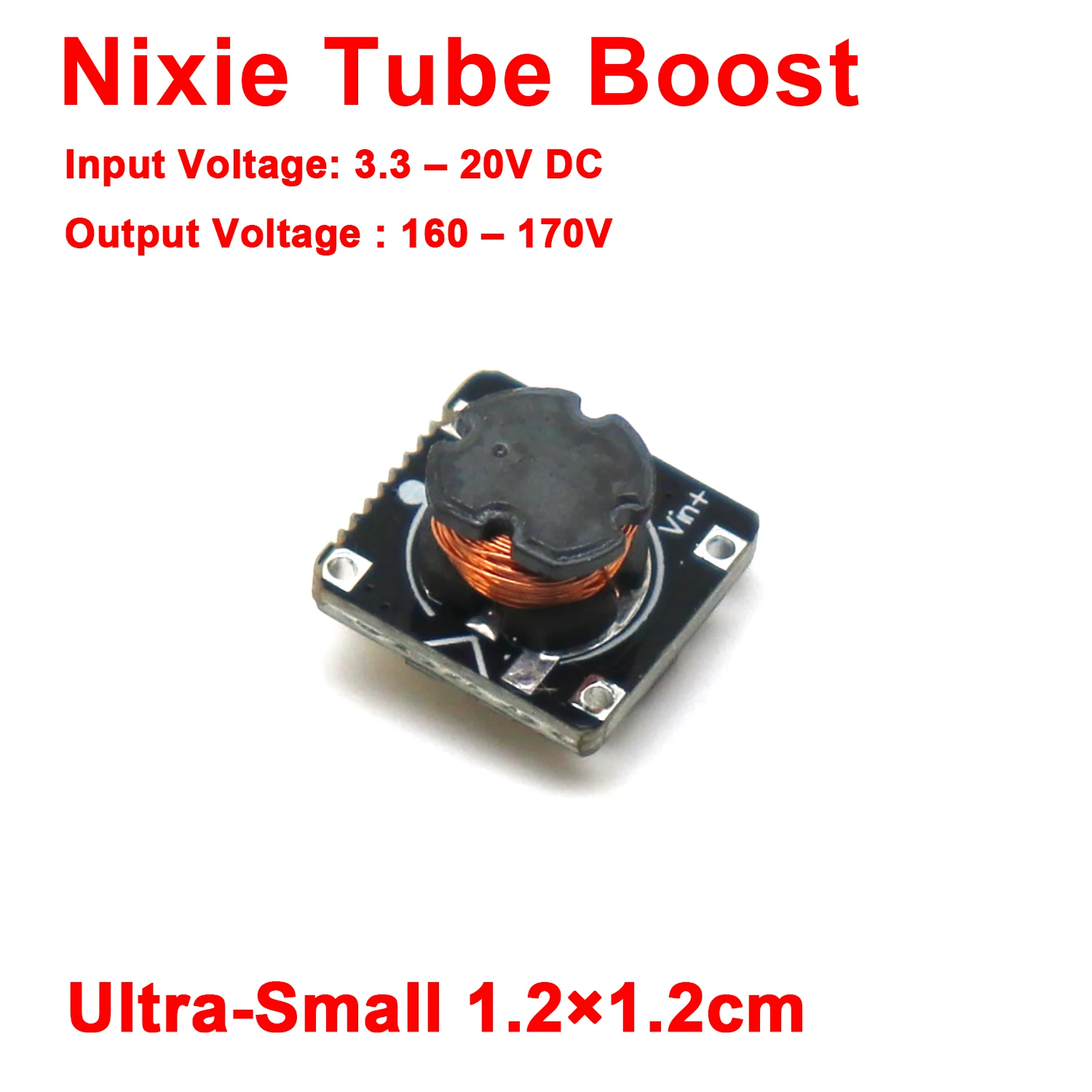 Ultra‑Small Nixie Tube Boost Converter DC 5-12V TO 160V 170V High Voltage Power Supply FOR Magic Eye IN12 IN14 IN18 IN8 Tubes