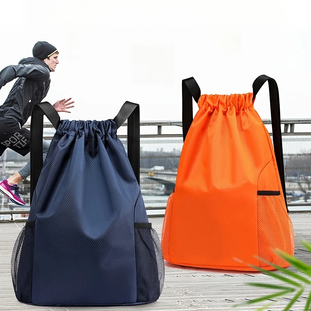 Sports and Fitness Drawstring Backpack, Travel Outdoor Backpack, Multifunctional Drawstring Double-Shoulder Backpack
