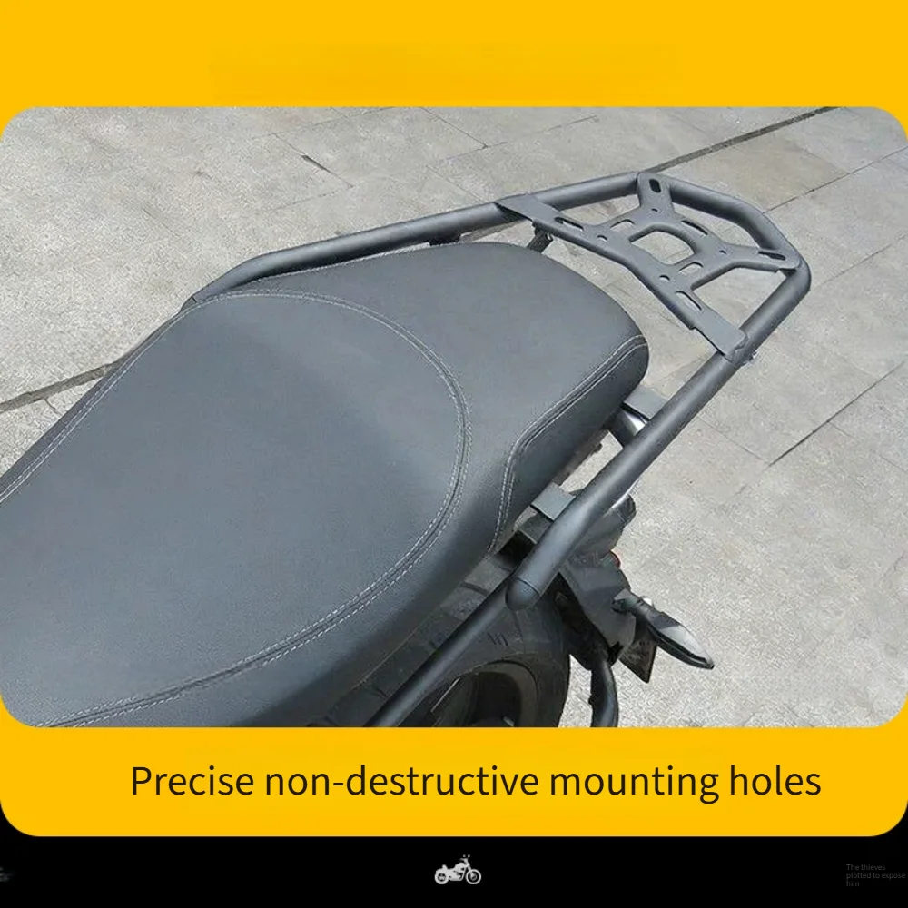 Heavy Duty Rear Cargo Rack Fit Loncin VOGE 350AC LX300-9, Motorcycle Top Case Mount Support Bracket