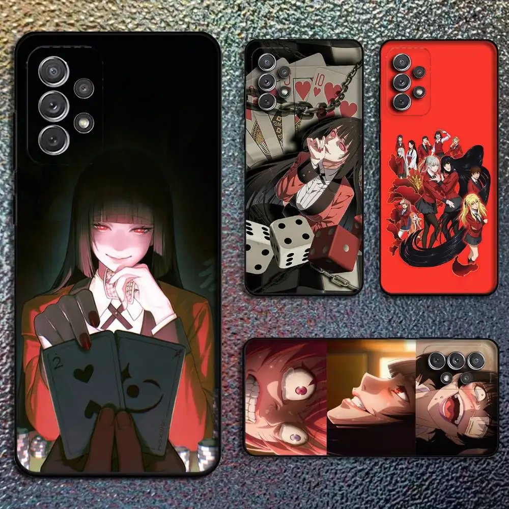 

Anime Kakegurui Phone Case For Samsung S25,S24,S21,S22,S23,S30,Ultra,S20,Plus,Fe,Lite,Note,10,9,5G Black Cover