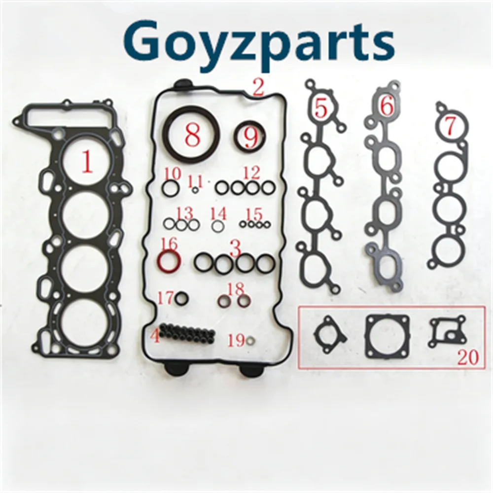 GA16DS 16V 11044-74Y00 10101-74Y85 Engine Complete Overhaul Rebuilding Gasket Repair Kit For Nissan Primera Sunny