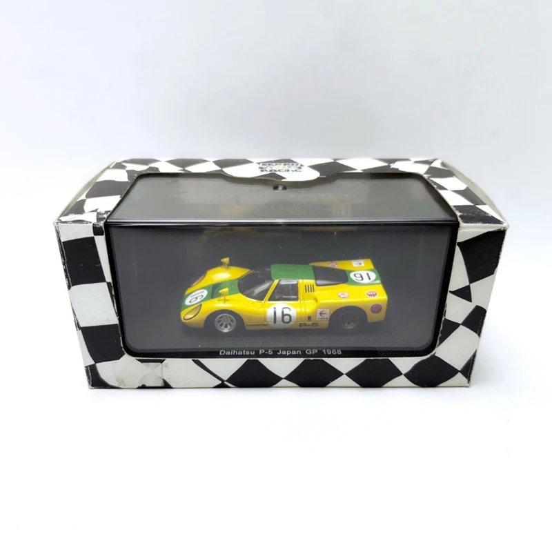EBBRO Diecast 1:43 escala P-5 Japón GP 1968 coche en miniatura de aleación colección de simulación terminada decoración niño regalo exhibición