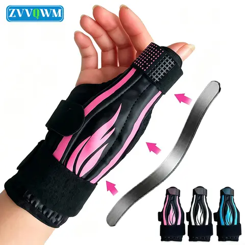 1/2Pcs Thumb Spica Splint Wrist Brace, Day Night Thumb Support for Trigger Finger, Tendonitis, Sports, Workout, Injury Recovery