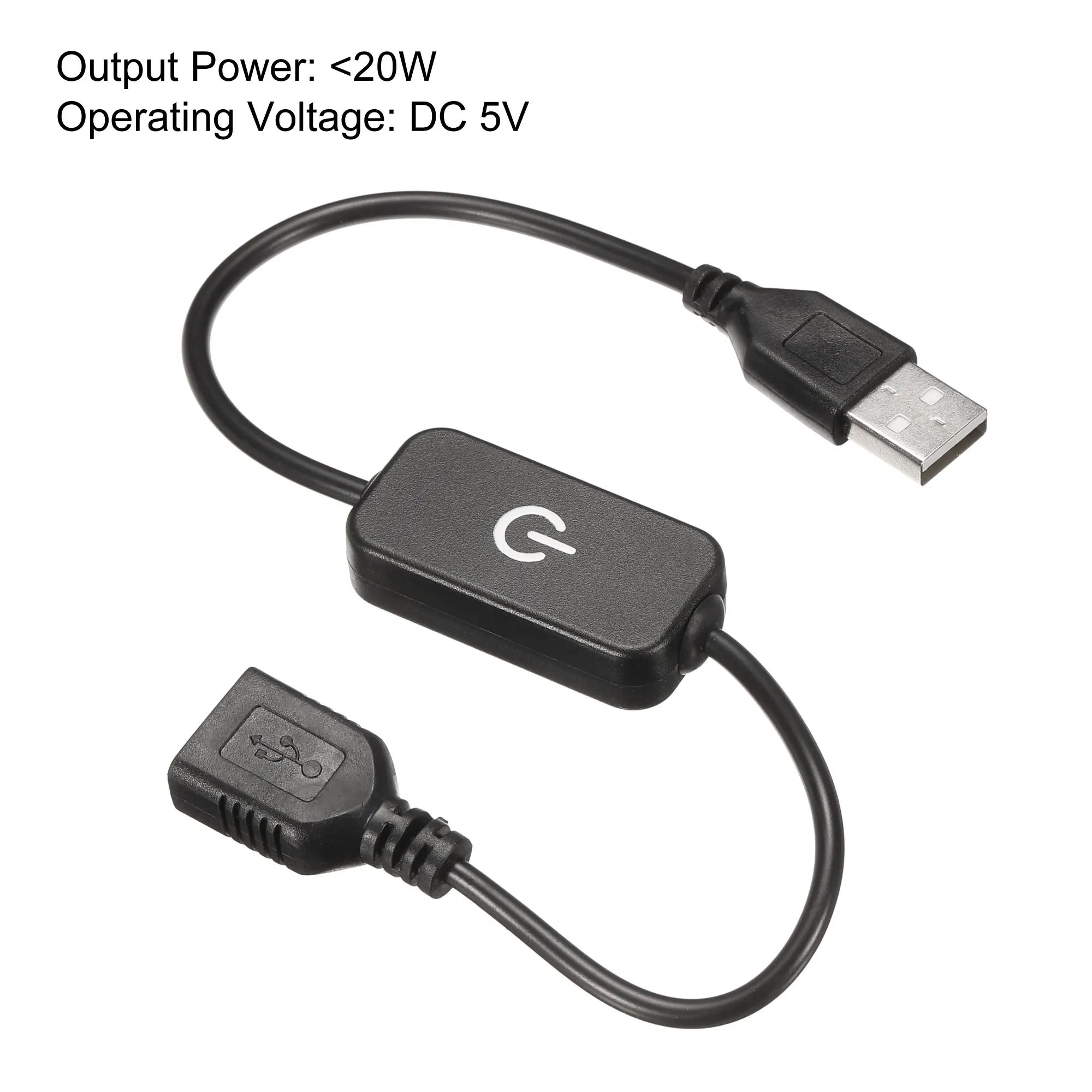 1Pcs LED Touch Inline Dimmer 5V 3A USB Cord Tact Switch Controller LED Dimmer Switch for Single Color Emitting Diode Strip Light