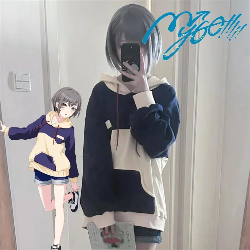 

New Anime BanG Dream It's MyGO Tomori Takamatsu Cosplay Coat Women Adult Hoodie Pullover Printing Sweatshirts Jacket Causal Top