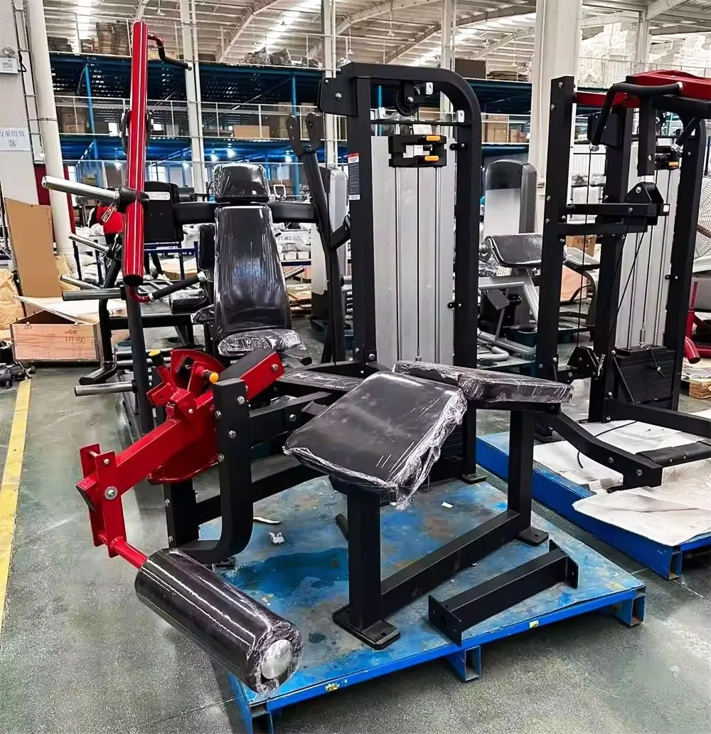 Strength Fitness Gym Equipment Pin Loaded Lying Leg Training Horizontal Prone Leg Curl Machine