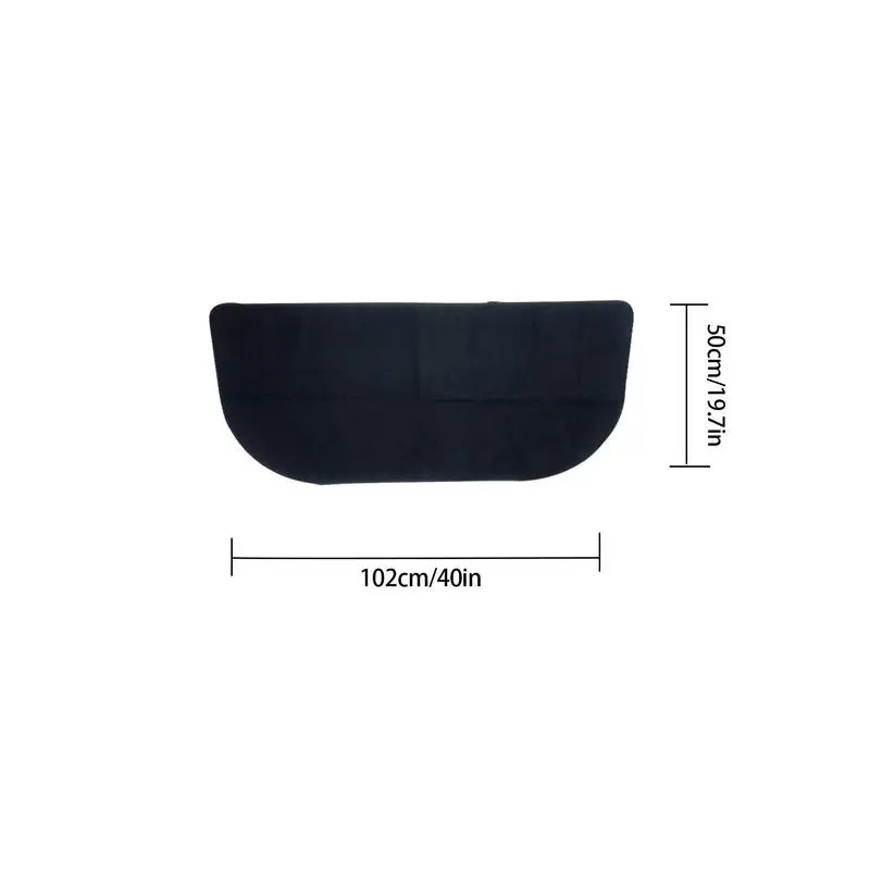 Fireproof Hearth Rugs Fire Resistant Rugs For Fireplace Fire Resistant Mat Hearth Pad With Flame-Retardant Cotton For Wood Stove