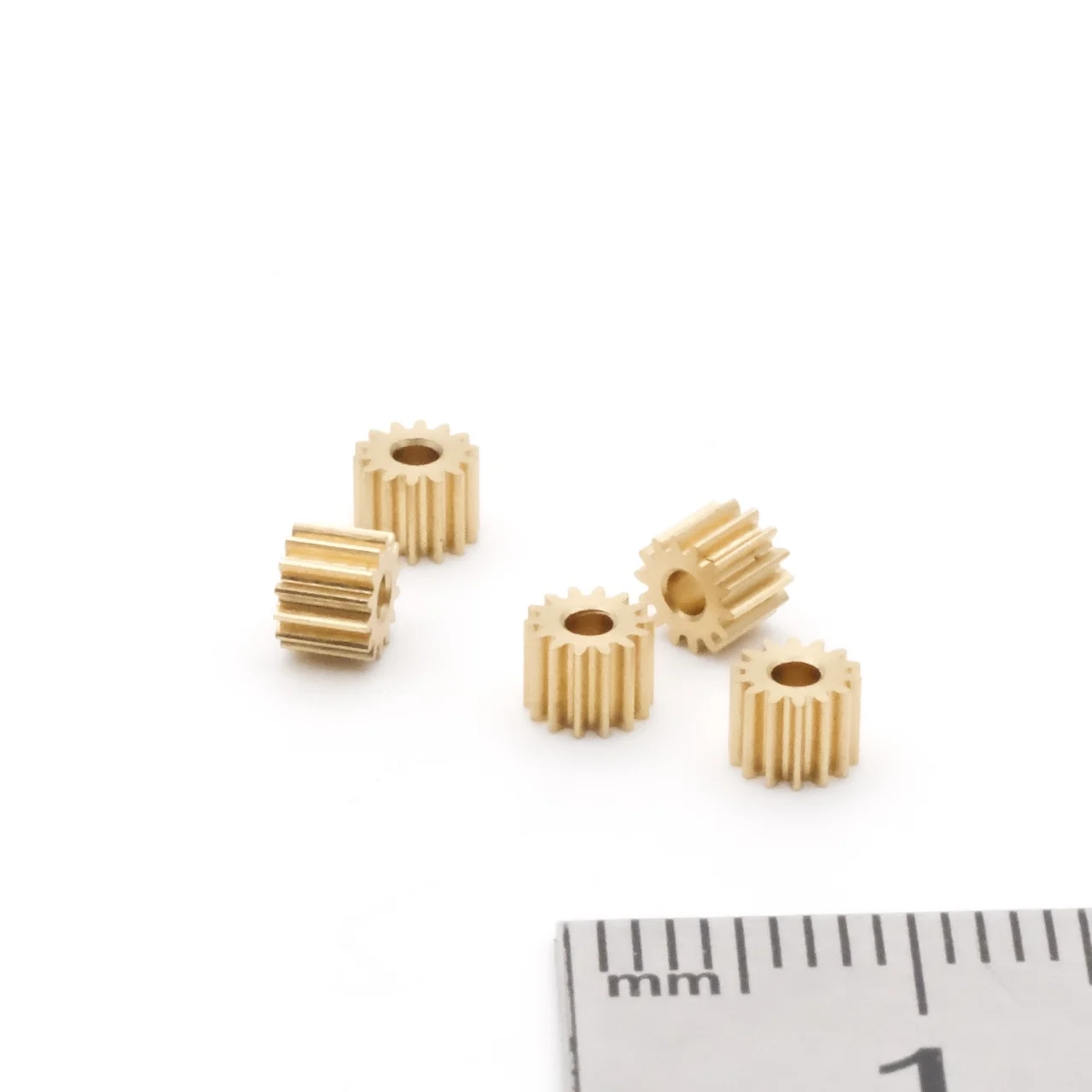 Precision Mechanical Gear 0.25M 9/10/11/12/13/14/15/16/17/18/19/20 Teeth 1/1.5/2/3mm Mini Copper DIY Model Gear