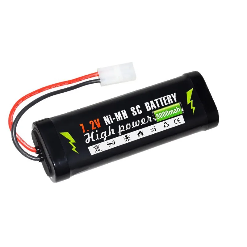 Para juguetes RC tanque coche avión helicóptero con conectores Tamiya 7,2 V batería 7,2 V 3300mAh/5000mAh Ni-MH SC batería