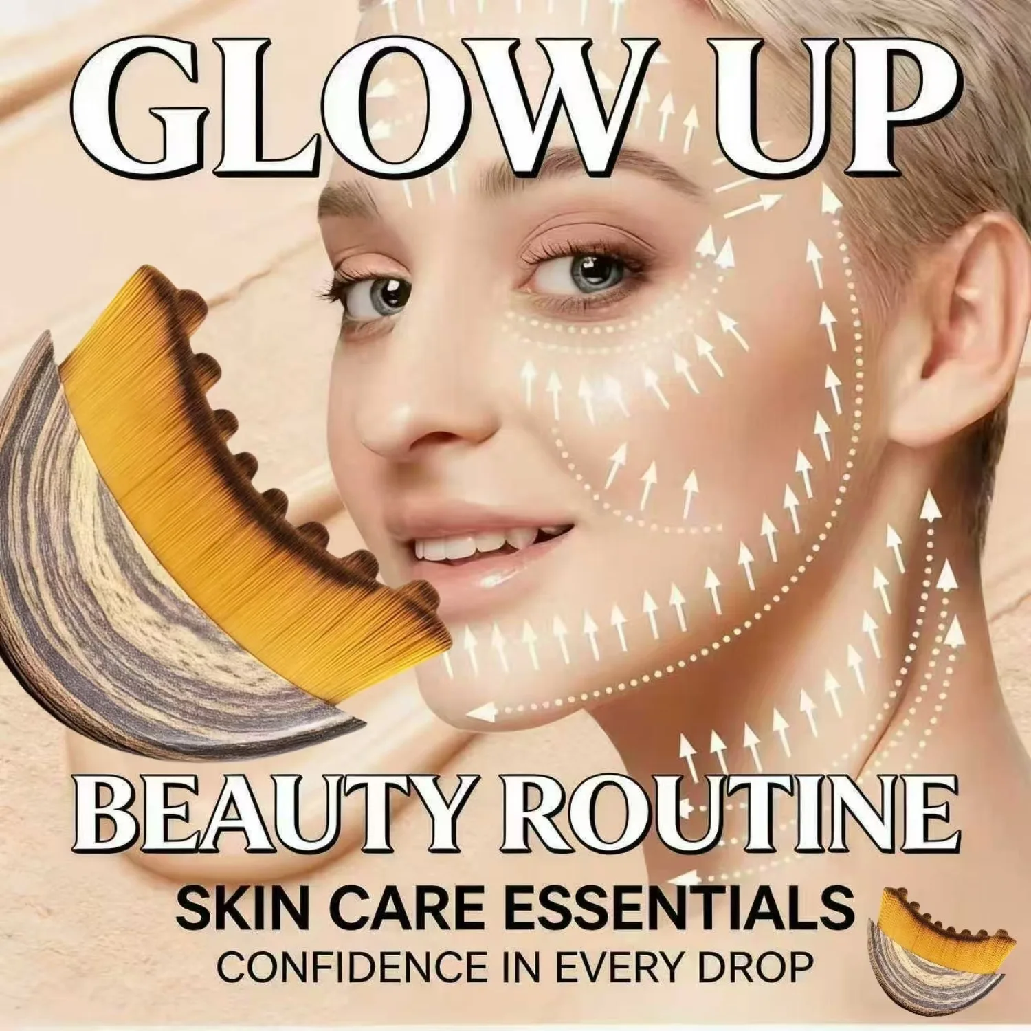 

Доставка по местности: 1 шт. портативный массажер для лица с функцией лимфодренажа и контурной щеткой — подходит для лимфедемы и чувствительной кожи.