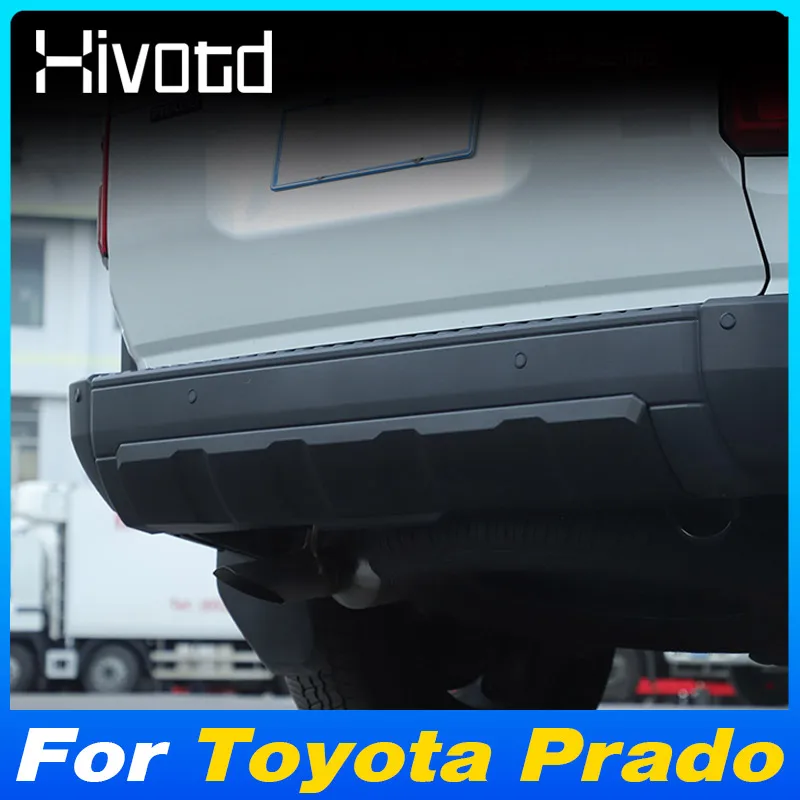 

ABS Car Rear Bumper Cover Sticker Strips Protection Exterior Modification Stylings Accessories For Toyota Prado LC250 2024 2025