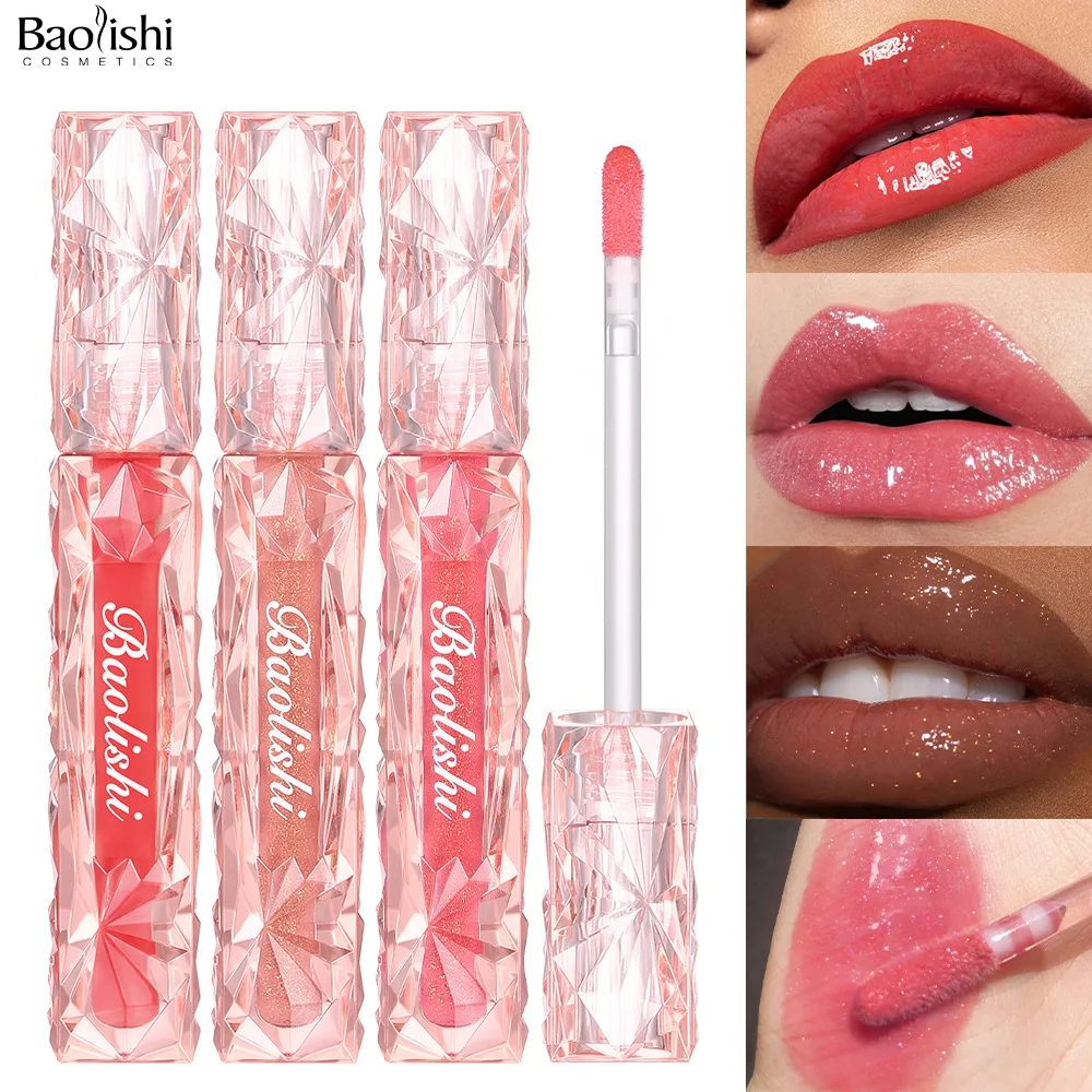 Lipgloss, schimmernd, wasserfest, nicht klebend, feuchtigkeitsspendender Lippenstift mit transparenter Tönung, perfektes Geschenk
