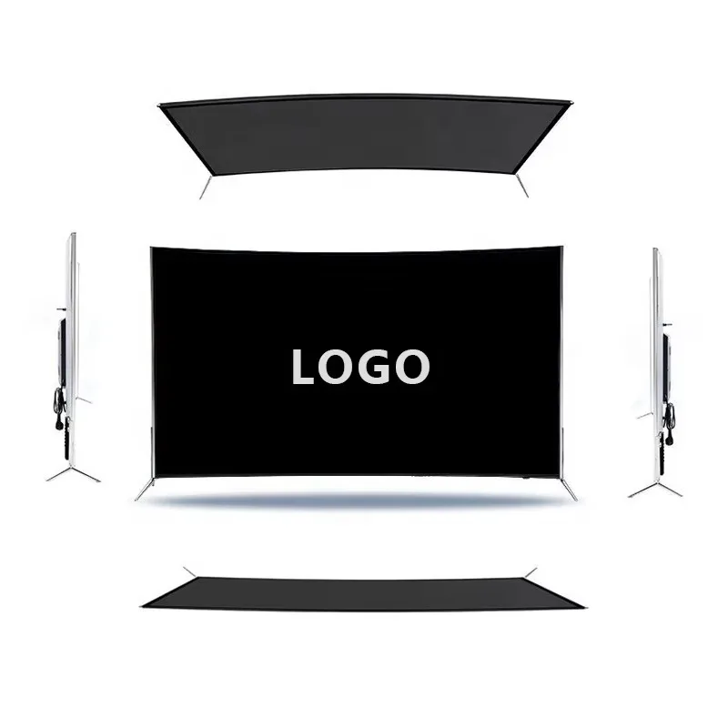 Personalização avançada STLF ZJW 49 polegadas Curvo Smart TV 4K Tela Grande Ultra HD LED TV Smart Television 49 Polegadas TV