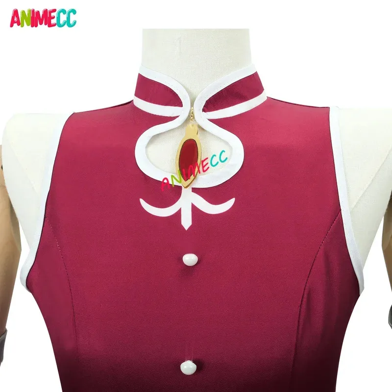 In Stock XS-2XL Sakura Kyoko Cosplay Puella Magi Madoka Magica Combats Wig Anime Halloween Party Costume for Women