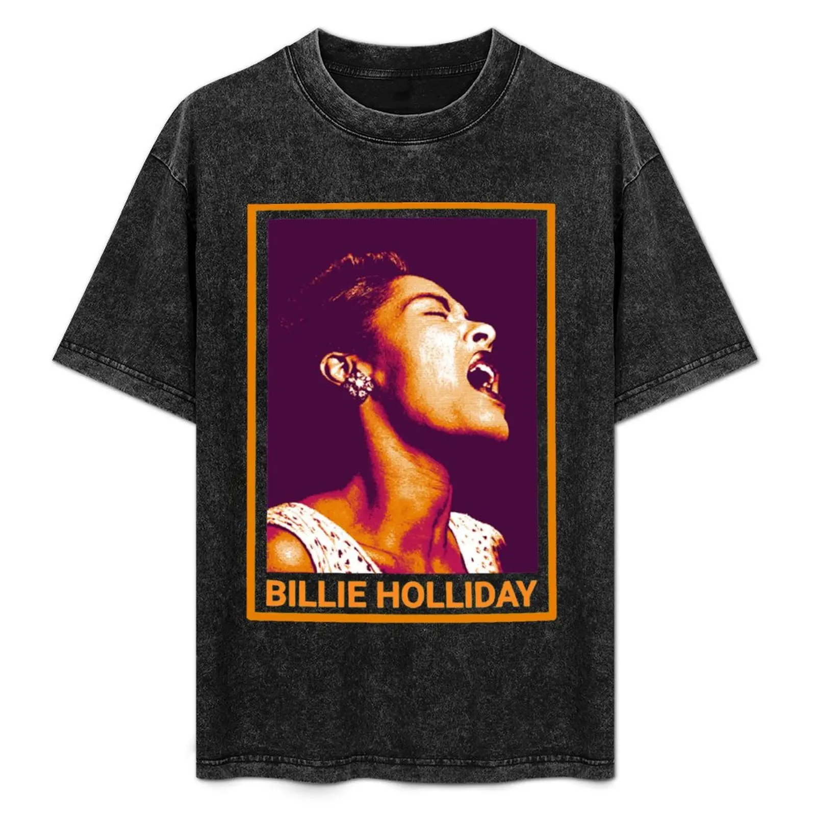 

Billie Holliday blues female Vintage T-Shirt cotton graphic tees anime tshirt summer clothes mens champion t shirts