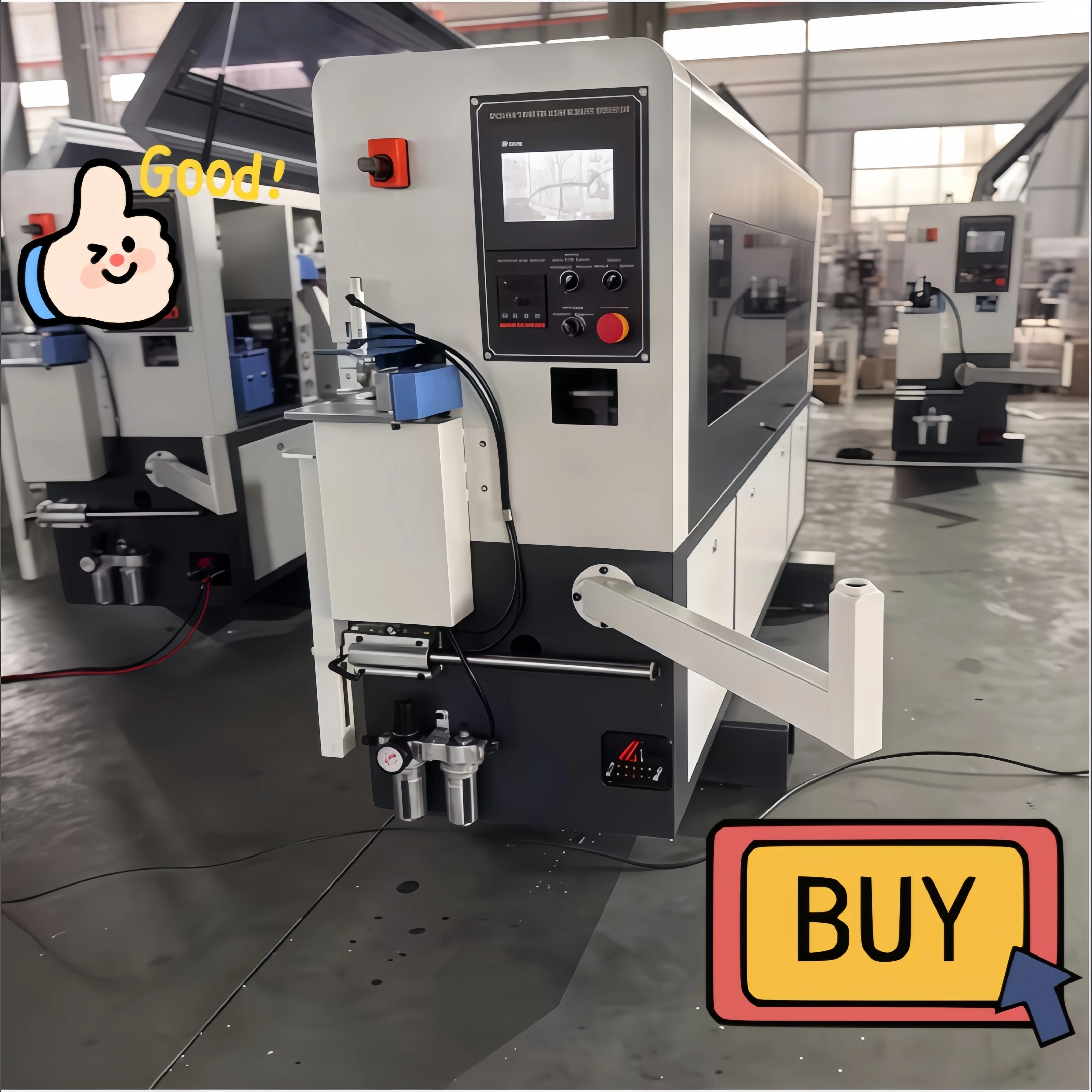 Professional Automatic Edge Banding Machine Strip Glue Edge Bander with Scraping Buffing Straight Line Wood MDF PVC for Sale