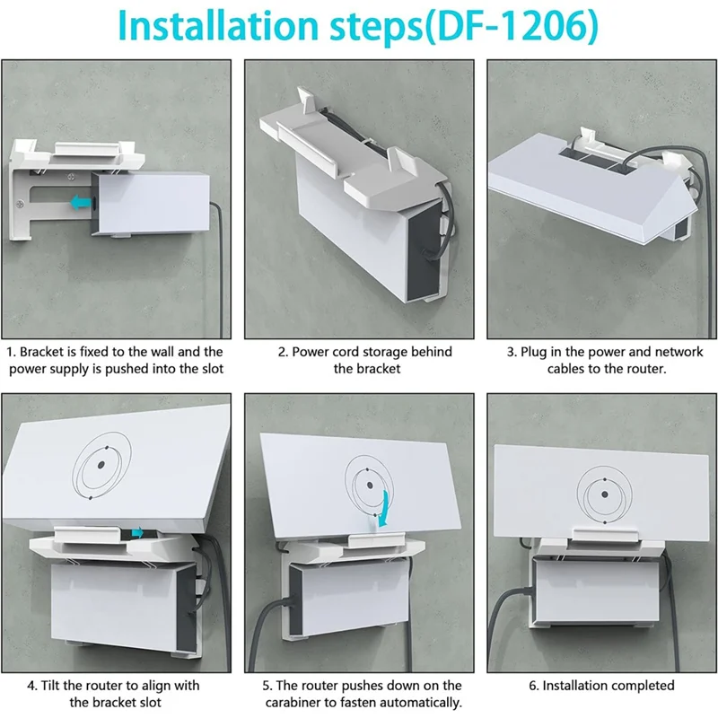 APPLIA-untuk Starlink Gen 3 Dudukan Router 2 In 1 Kit Braket Dudukan Dinding Braket Router untuk Router dan Catu Daya