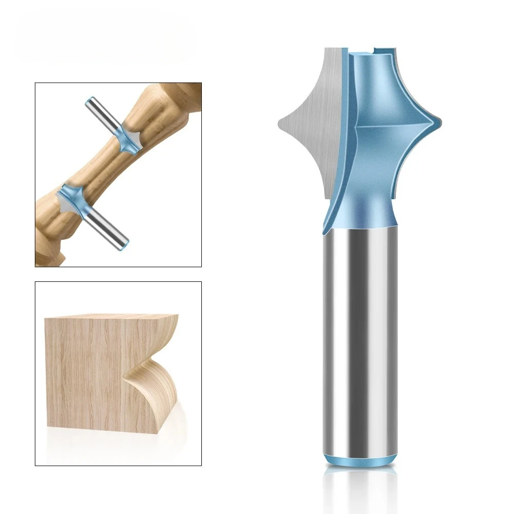 

1pc 12mm 1/2" Shank Miter Frame Molding Router Bit Tenon Cutter For Woodworking Tool Industrial Grade Milling Cutter