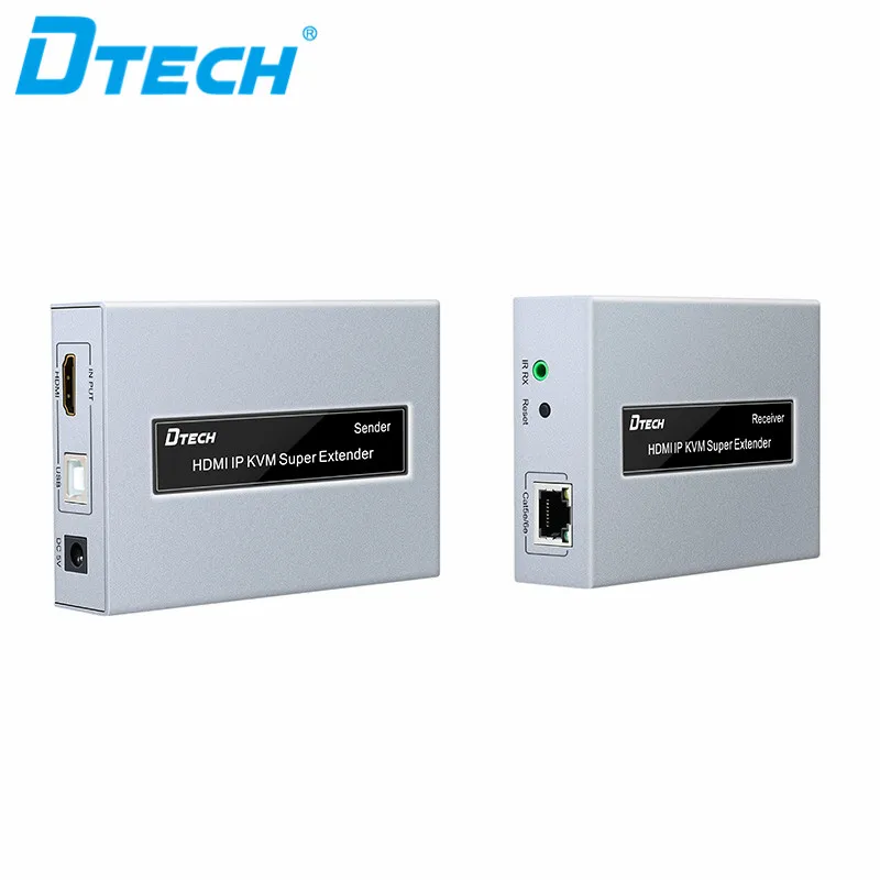 4K HDMI KVM Extender Support 60HZ USB 1.1 120M Over IP HDMI Extender With IR