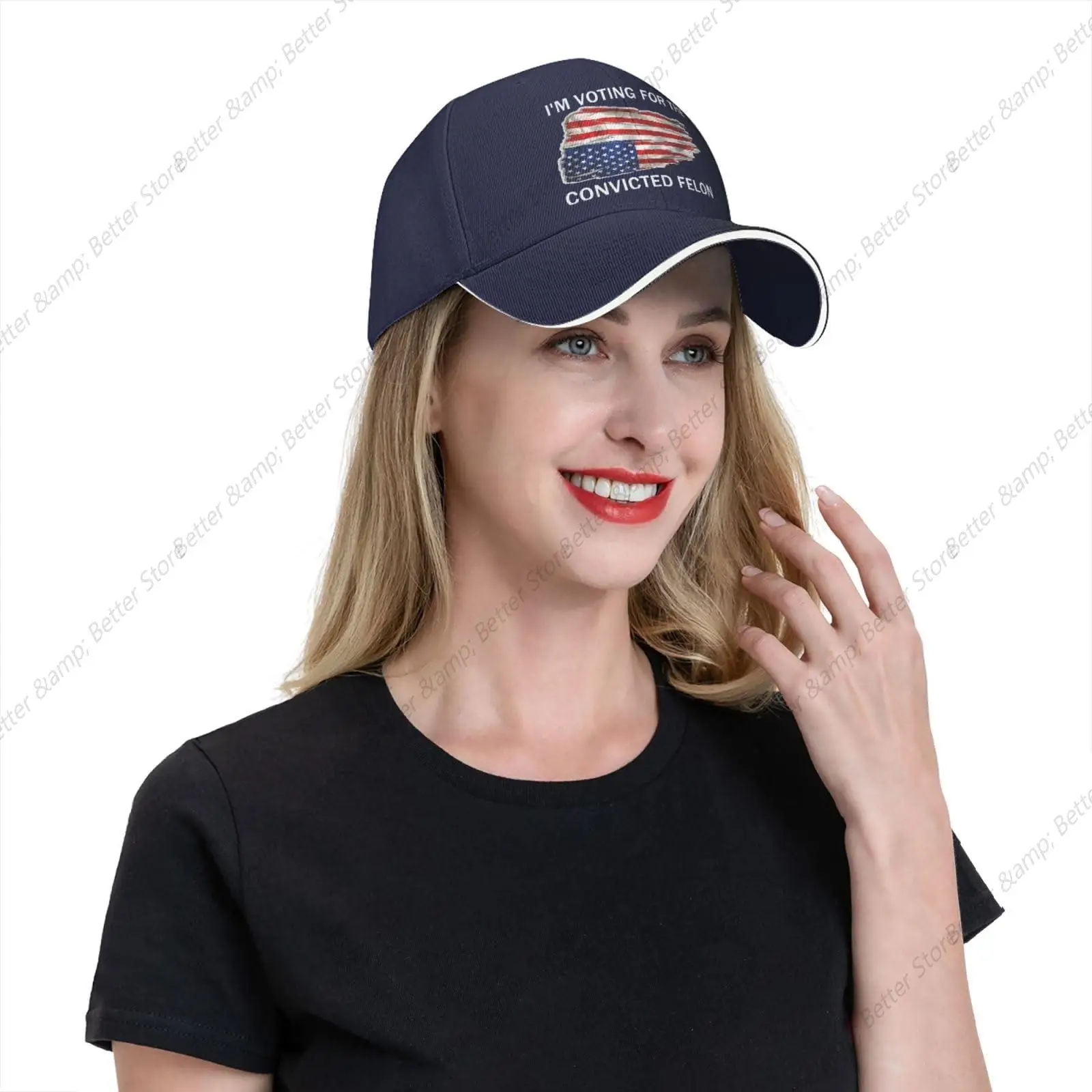 I'M Voting for The Convicted Felons Cap Women Dad Hats Cool Caps