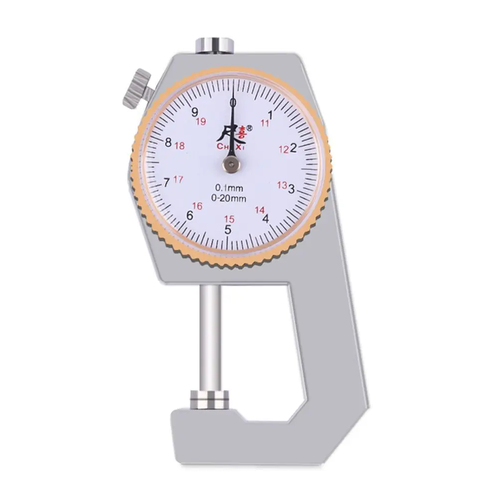 1Pcs 0-10/20/30mm Dial Thickness Gauge Leather Paper Thickness Meter Tester For Leather Flim Paper