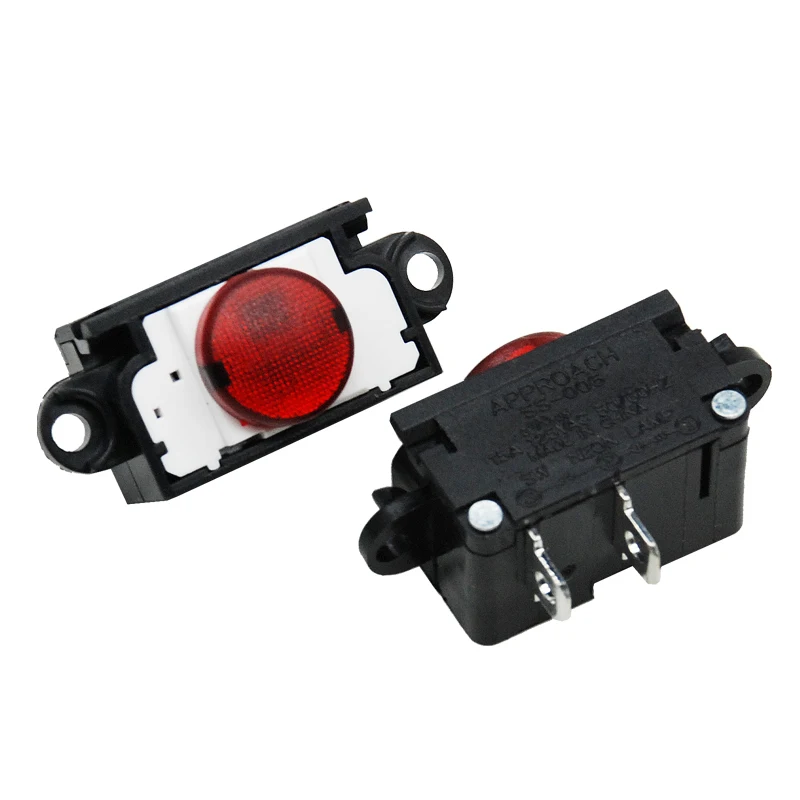 Approach 250V 10A SS-006 manual reset trip free red light power strips circuit breaker