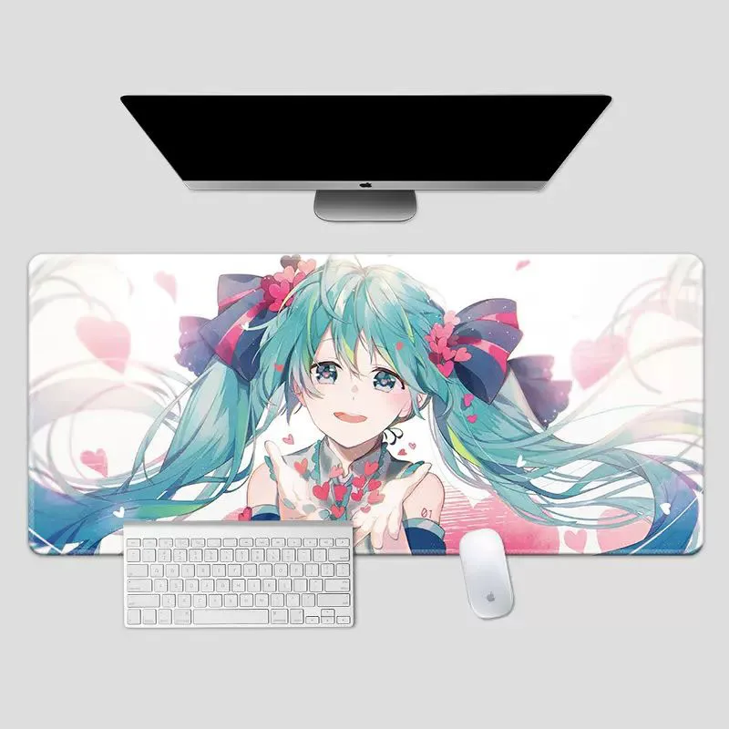 

Big Art Mouse Pad Setup Gamer Accessories Mouse Carpet Pad on The Table Anime Mouse Mats Keyboard Pad Kawaii Gaming Table Mat