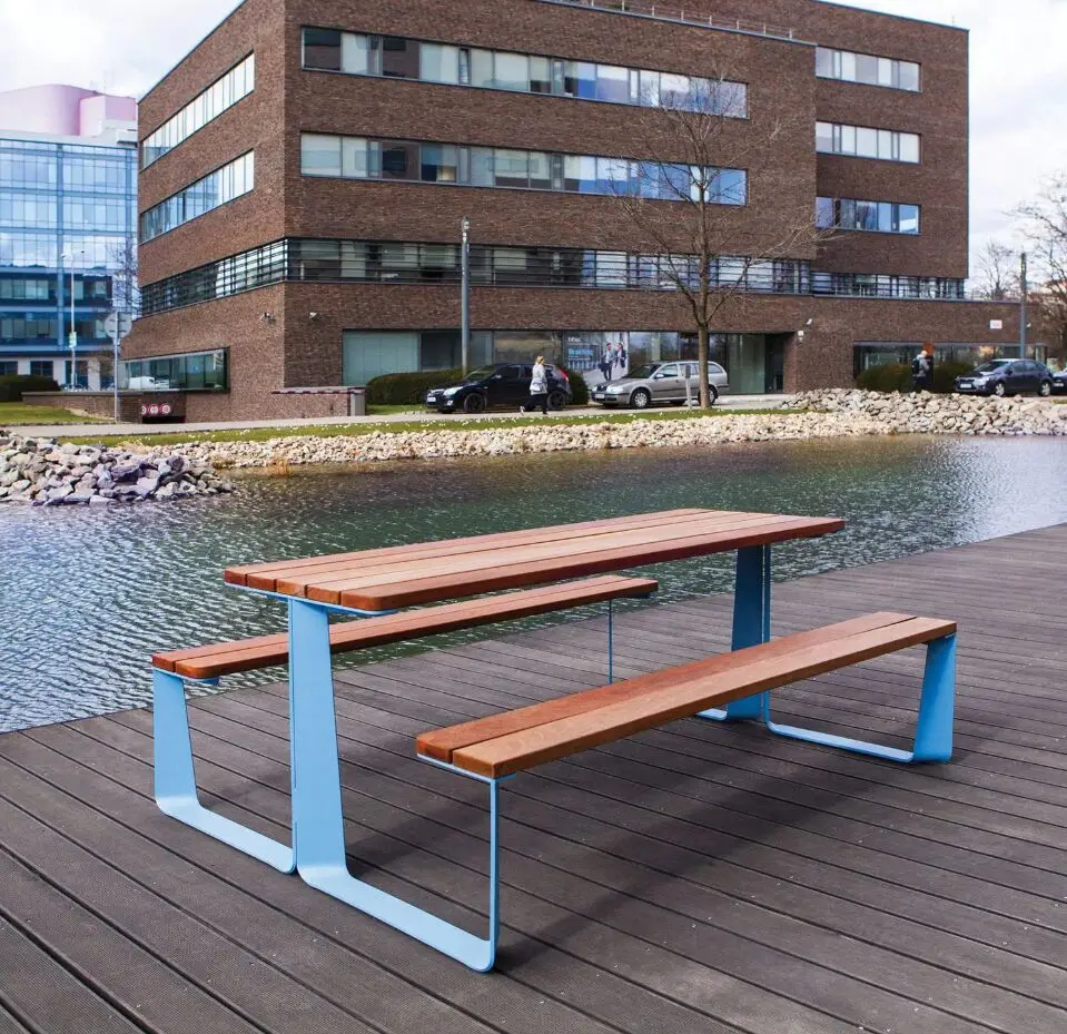 

Great Quality Durable Outdoor Patio Garden Wooden Picnic Table and Bench Set