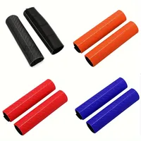 Protector de horquilla delantera para motocicleta, 2 uds., envolturas protectoras, cubierta de almohadilla para moto de cross, naranja/negro/rojo/azul oscuro