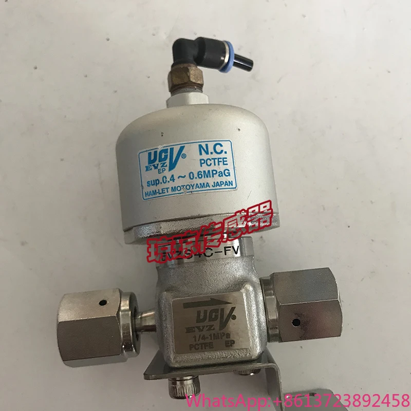

HAM-LET UCV Pneumatic Diaphragm Valve EVZS4C-FV 0.4-0 MPAG