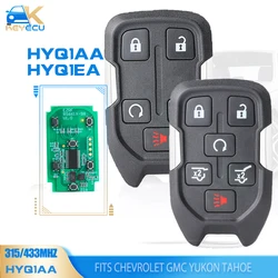 KEYECU HYQ1AA , HYQ1EA Smart Car Remote Key Fob for  2015 2016 2017 2018 2019 2020 Chevrolet GMC Yukon Tahoe Suburban Silverado