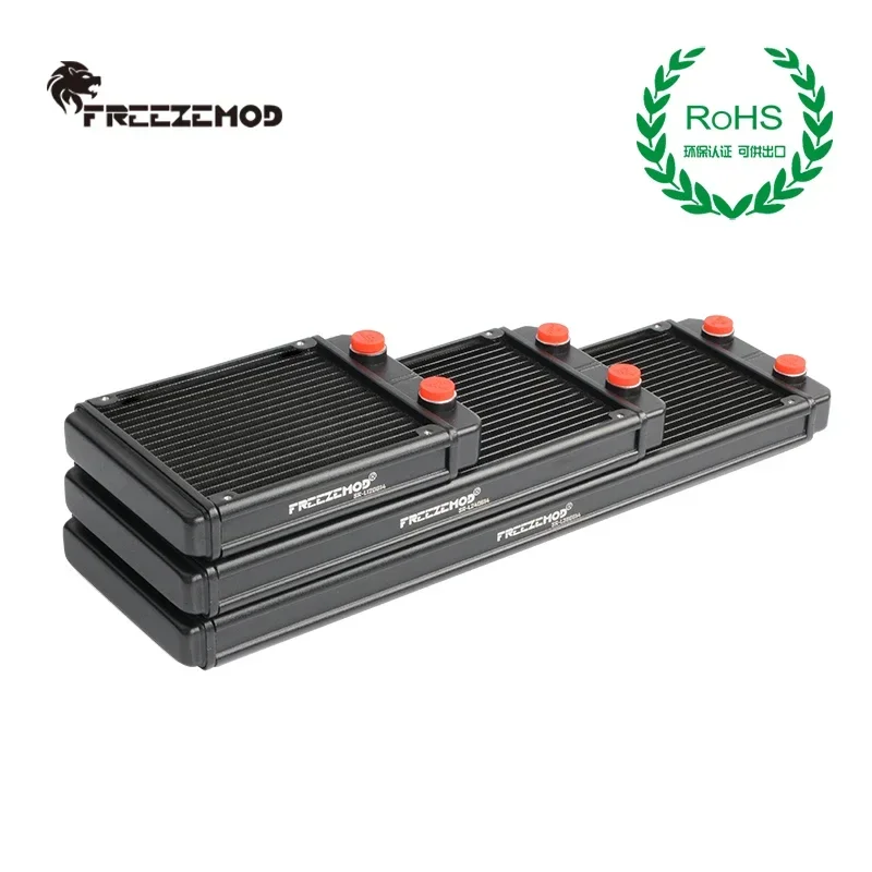 PC chłodzenie wodne grzejnik aluminiowy wielokanałowy, 60mm 80mm 90mm 120mm 240mm 360mm 480mm do komputerowego urządzenia kosmetycznego LED