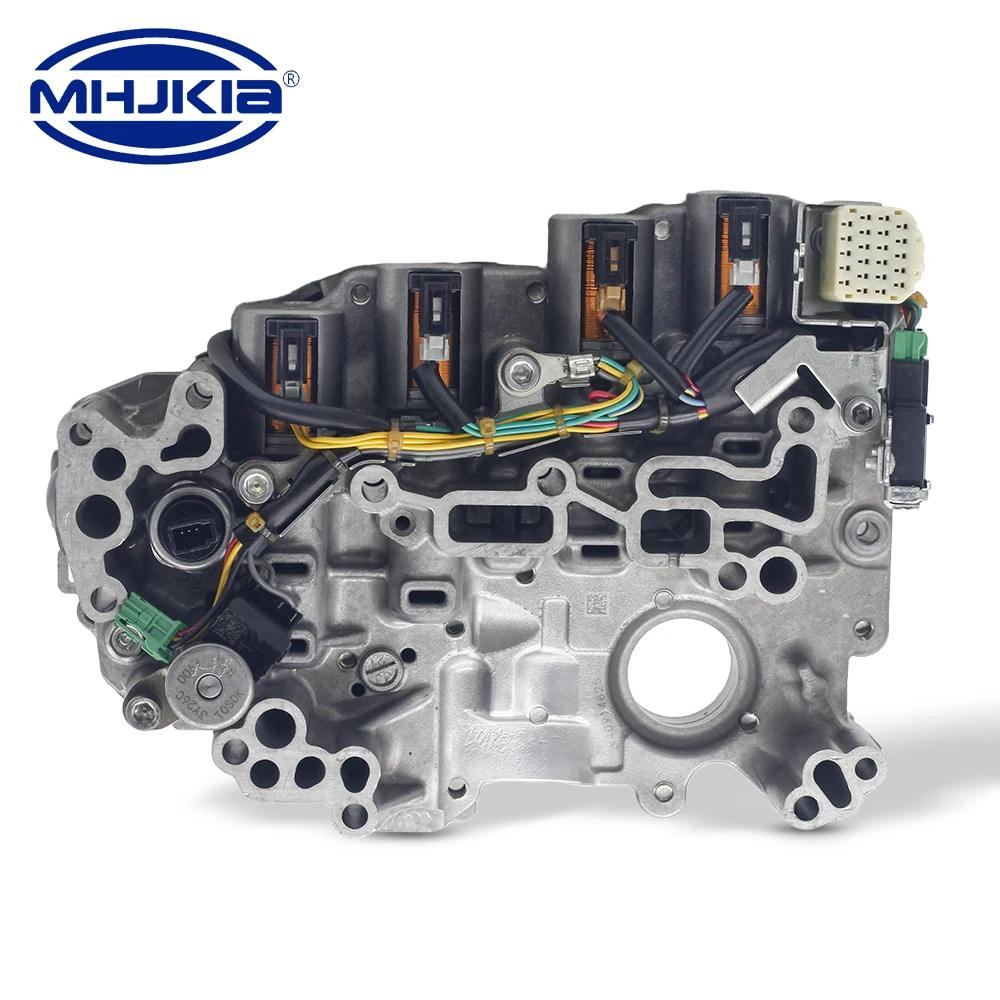 Corpo da válvula de transmissão jf015e re0f11a cvt, para nissan sentra note versa chevrolet suzuki com pacote de solenóides, acessórios para carro