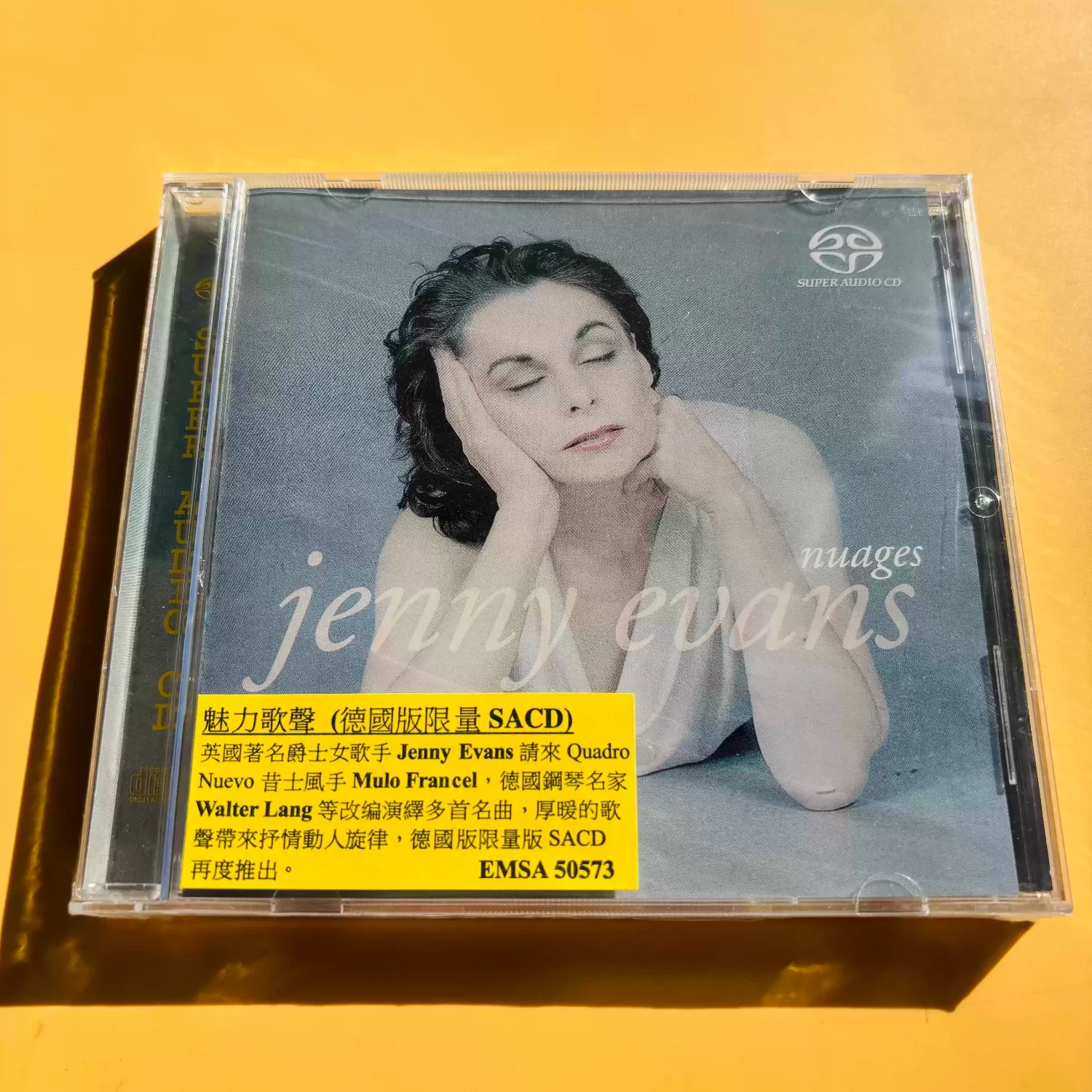 

Jenny Evans "nuages" Legendary Audiophile Vocal Jazz SACD, German Limited Edition Iconic Jazz Vocal Masterpiece