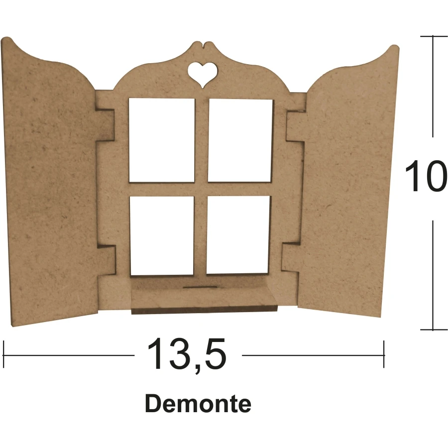 L247 Decorative Window Wood Trim, Hobby is Painting Ornament