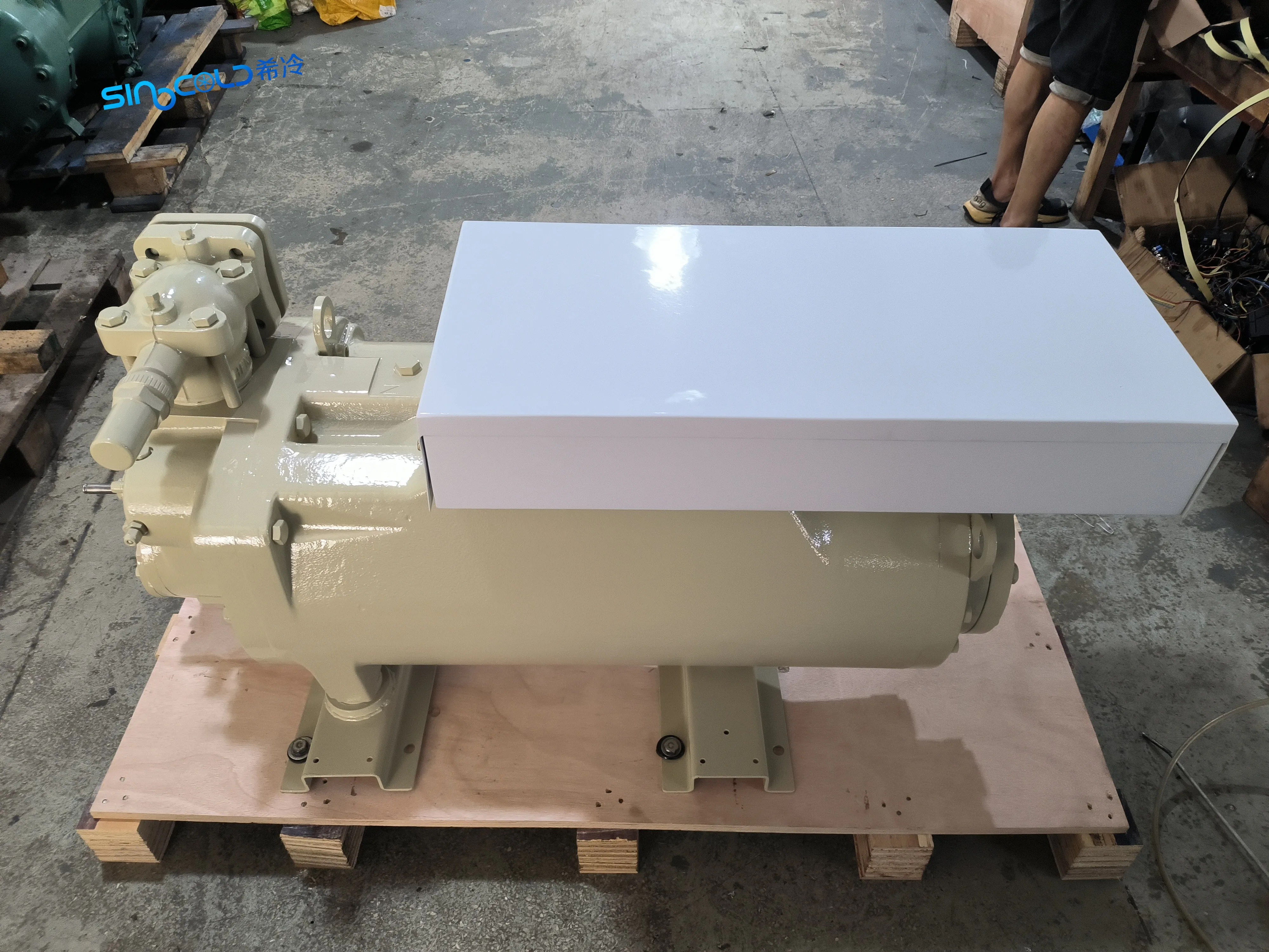 OEM Винтовой полугерметичный компрессор HVAC CHHTON3DKA0N112A 3PH 380 В 60 Гц R134A R513A