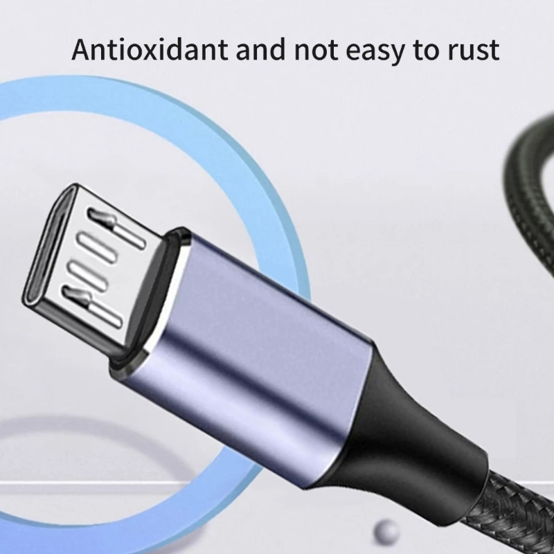 Type C to Micro USB Cable Cord Power Data Delivery High Speed Charging