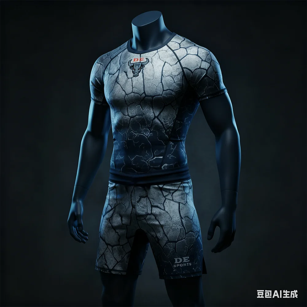 

2026 New Men Women Fighting Night Boxing Set MMA Octagonal Cage Training Sports Set Oversized Breathable Jujutsu Sanda Set