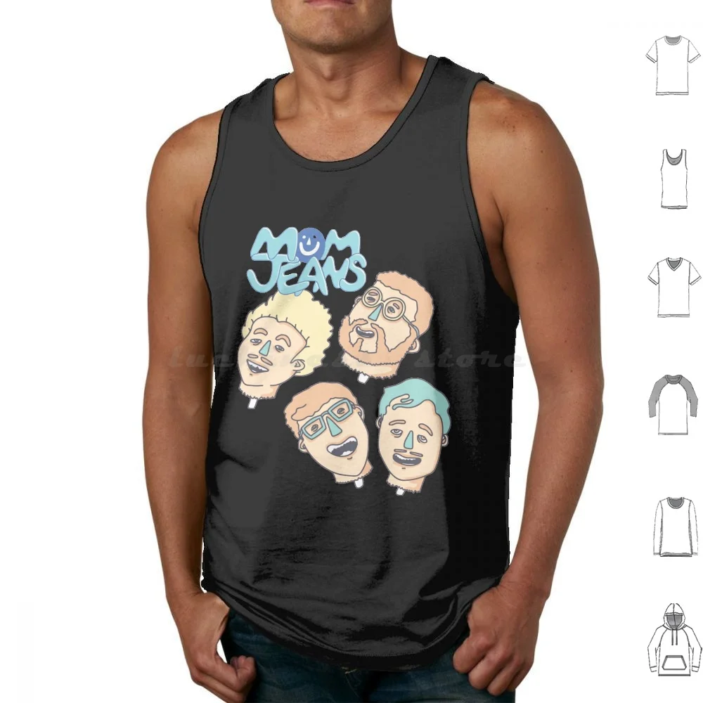 Mom Jeans Band! Tank Tops Vest Sleeveless Mom Jeans Mom Jeans Band Band Indie Music Puppy Love Jeans Pop Punk Mom Punk Emo