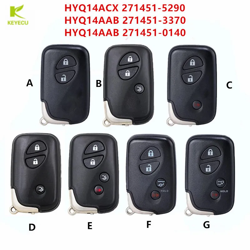 

KEYECU Cheap Keyless Smart Key 314.3MHz 5290 3370 0140 Board for Lexus ES350 GS300 GS350 GS430 GS460 IS250 IS350 LS460 HYQ14AAB