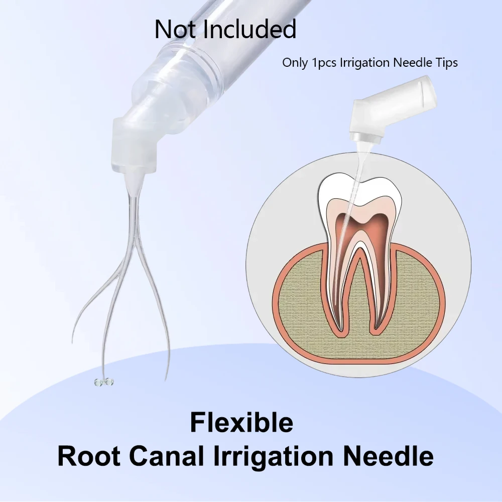 

1/5Pcs Dental Root Canal Irrigation Pd Flexible Irrigator Tips 30G Endo Syringe Root Canal Washing Needle Tip Cleaning Material